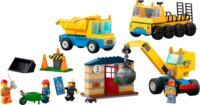 LEGO® City: 60391 - Építőipari teherautók és bontógolyós daru