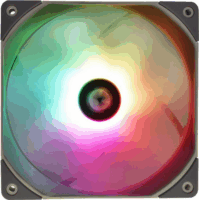 Thermalright TL-C14S 140mm PWM ARGB Rendszerhűtő - Fekete