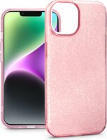 Haffner Glitter Apple iPhone 14 Tok - Pink