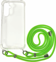 Cellect Apple iPhone 14 Plus Tok - Átlátszó/Zöld zsinórral