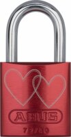 ABUS Love 72/40 Lock Look 4 SL 6 biztonsági lakat - Piros