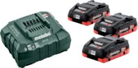 Metabo 685132000 Basic Set 3x 18V Akkumulátor 4000mAh + töltő