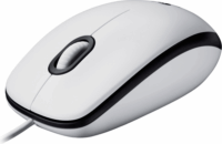 Logitech M100 Vezetékes Egér - Fehér/Szürke