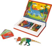 Janod Mágneses könyv oktató kirakós játék - Dinoszauruszok
