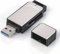 Hama 123900 USB 3.0 Külső kártyaolvasó - Fekete/Ezüst