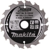 Makita B-33532 136mm Körfűrészlap