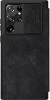 Nillkin Qin Pro Samsung Galaxy S22 Ultra Flip Tok - Fekete
