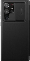 Nillkin Qin Pro Samsung Galaxy S22 Ultra 5G Flip Tok - Fekete