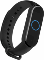 Fusion wave Xiaomi Mi Band 3/4 Szilikon szíj - Fekete