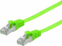 Equip U/FTP CAT6A Lapos Patch kábel 10m - Zöld
