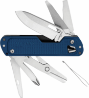 Leatherman Multitool Free T4 Többfunkciós kés - 5.6cm - Kék