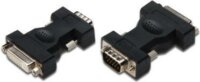 Assmann DVI-I (24+5) F - D-Sub15 M Adapter Fekete