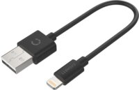 Cygnett Essentials USB apa - Lightning apa Adat és töltő kábel - Fekete (10cm)