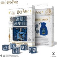 Harry Potter: Hollóhát Dobókocka szett zsákkal - Kék (5db/csomag)