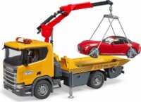 Bruder Scania Super 560R Autómentő kamion - Sárga