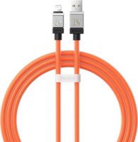 Baseus Coolplay USB-A apa - Lightning apa Adat- és töltőkábel - Narancssárga (1m)