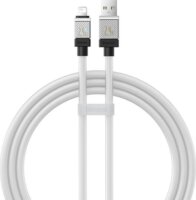 Baseus Coolplay USB-A apa - Lightning apa Adat- és töltőkábel - Fehér (1m)