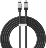 Baseus Coolplay USB-C apa - Lightning apa Adat- és töltőkábel - Fekete (2m)