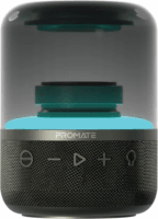 Promate Glitze Hordozható Bluetooth Hangszóró - Fekete