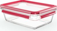 Emsa Clip&Close Üveg ételtároló 1,3L - Piros