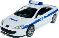Welly CityDuty Peugeot Coupé 407 Police autó fém modell (1:34)