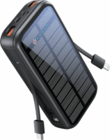 Promate SolarTank-20PDCi Power Bank 20000mAh - Fekete