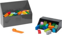 LEGO Room Copenhagen Tárolódoboz készlet szürke (2 darabos)