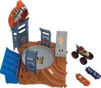 Mattel Hot Wheels Monster Trucks Aréna: Elődöntő játékszett - Tigriscápa pálya