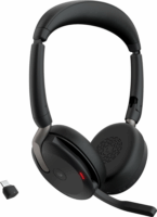 Jabra Evolve2 65 Flex Duo Link380c (Microsoft Teams) Wireless Headset - Fekete