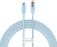 Baseus Explorer Series USB-C apa - Lightning apa 2.0 Adat és töltőkábel - Kék (2m)