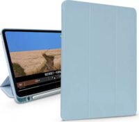 Devia Leather Smart Case Apple iPad 10.2" Trifold tok - Kék