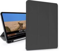 Devia Leather SmartCase Apple iPad Pro 12.9" Trifold tok - Fekete