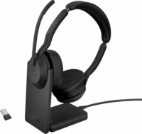 Jabra Evolve2 55 (Microsoft Teams) (USB-A) Wireless Stereo Headset - Fekete + Állvány