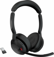 Jabra Evolve2 55 (Microsoft Teams) (USB-A) Wireless Stereo Headset - Fekete