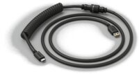 Glorious Coiled USB-C Spirál Kábel - Fekete (1.3m)