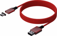 Konix Mythics USB-A apa - USB-C apa Xbox S/XTöltő kábel - Piros (3m)