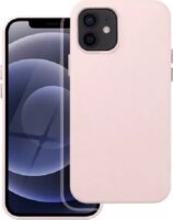Magsafe Apple iPhone 12 Műbőr Tok - Rózsaszín