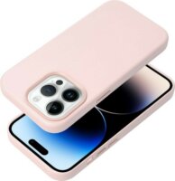 Magsafe Apple iPhone 13 Műbőr Tok - Rózsaszín