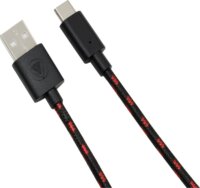Snakebyte SB910791 USB-A / USB-C kábel 3m - Fekete/Piros