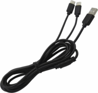 Ventaris C100B USB Type-C Dual töltőkábel PS5/Xbox Series X/S kontrollerhez - Fekete