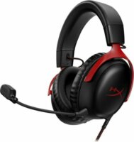 HyperX Cloud III Vezetékes Gaming Headset - Piros/Fekete