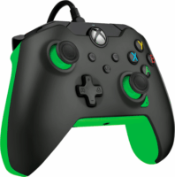 PDP Atomic Black Vezetékes Controller - Fekete/Zöld (Xbox Series X/S/Xbox One/PC)