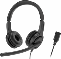 Axtel Voice 28 duo QD Vezetékes Headset - Fekete