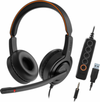 Axtel Voice UC45 stereo USB Vezetékes Headset - Fekete