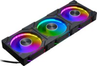 Phanteks D30 Regular 120mm PWM D-RGB Rendszerhűtő - Fekete (3db/csomag)