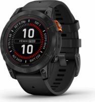 Garmin Fenix 7 Pro Solar (47mm) Okosóra (Szilikon szíj) - Palaszürke