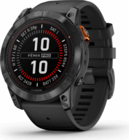 Garmin Fenix 7X Pro Solar (51mm) Okosóra (Szilikon szíj) - Palaszürke