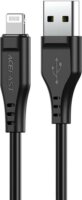 Acefast C3-02 USB-A apa - Lightining apa Adat- és töltőkábel - Fekete (1.2m)