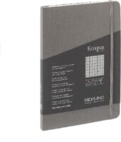 Fabriano Ecoqua Plus 80 lapos A5 négyzetrácsos notesz - Szürke