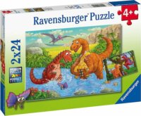 Ravensburger Dinoszauruszok a folyóban 2 az 1-ben puzzle